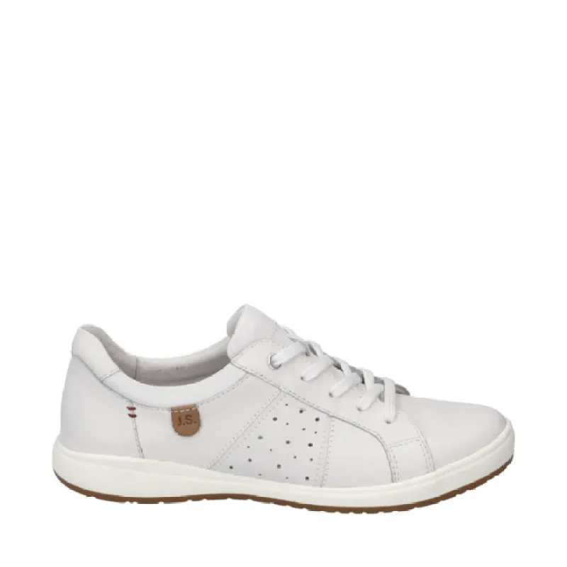 Josef Seibel Caren 01 White Lace Up Shoe sold by Bayside Shoe Warehouse