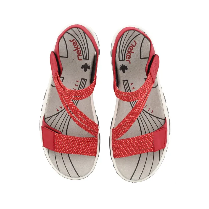 Rieker 68871-33 Red sold by Bayside Shoe Warehouse product image thumbnail 4