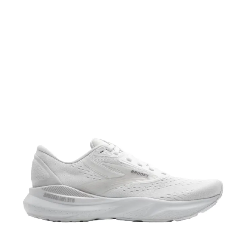 Brooks W Adrenaline GTS 24 B Width White/Oyster/Alloy sold by Bayside Shoe Warehouse
