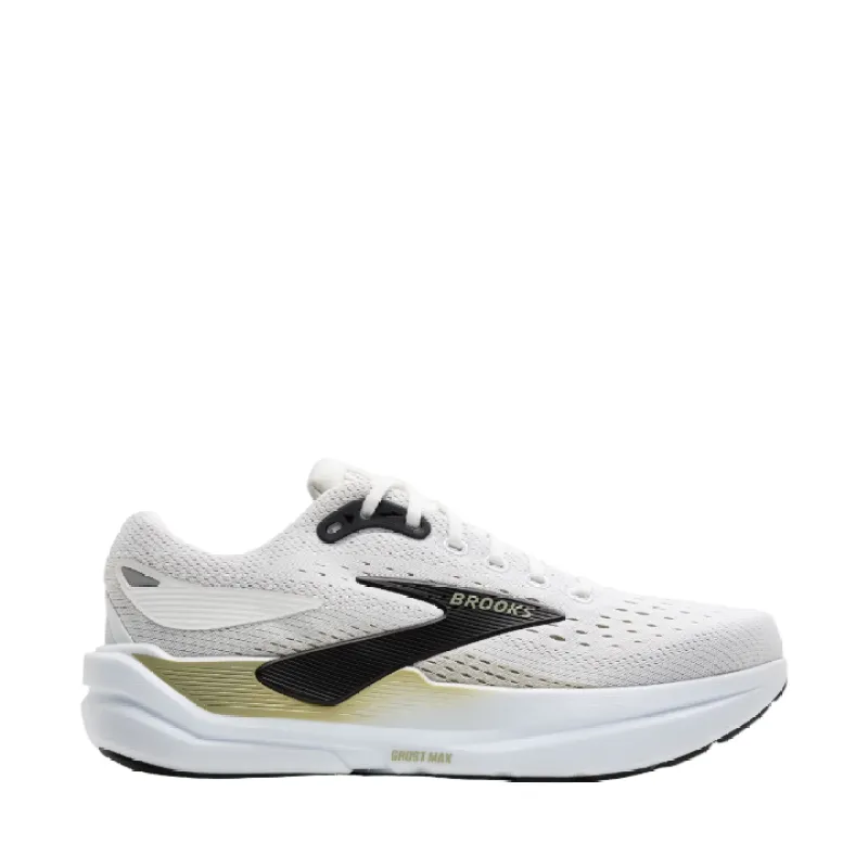 Brooks M Ghost Max 3 2E Width Bright White/Tea/Black sold by Bayside Shoe Warehouse