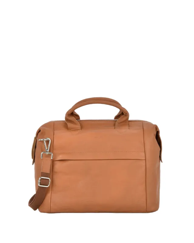 Gabee Lucy Leather Backpack Tan sold by Bayside Shoe Warehouse