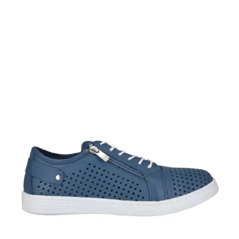 Cabello Eg17 Jeans Side Zip & Lace Up Sneakers sold by Bayside Shoe Warehouse