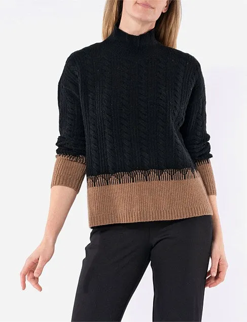 Jump Contrast Cable Pullover sold by Bayside Shoe Warehouse