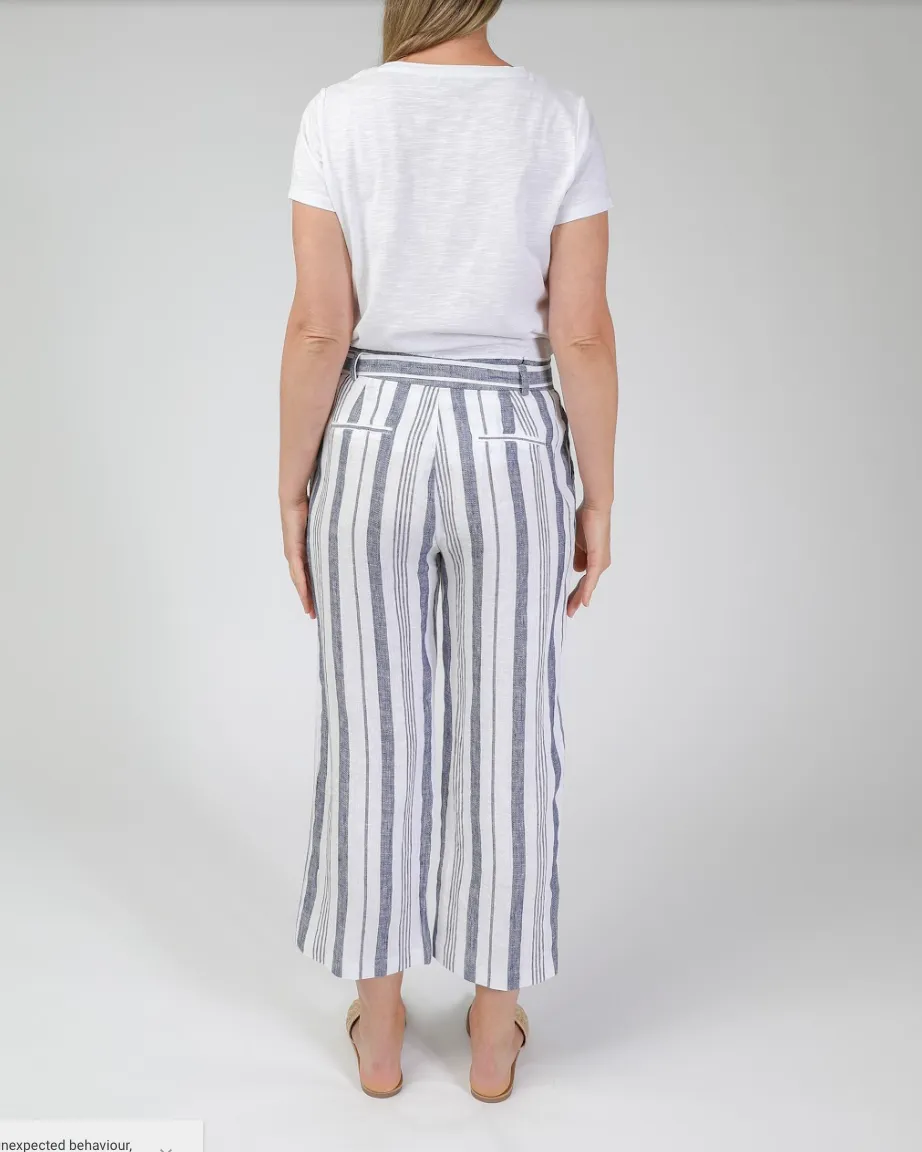 Jump 7/8 Stripe Waist Linen Pant sold by Bayside Shoe Warehouse product image thumbnail 5