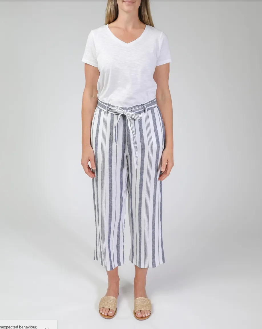 Jump 7/8 Stripe Waist Linen Pant sold by Bayside Shoe Warehouse product image thumbnail 4