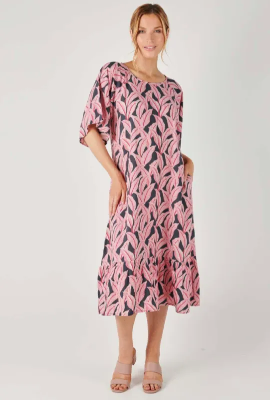 Alessi Wide Sleeve Dress Pink sold by Bayside Shoe Warehouse