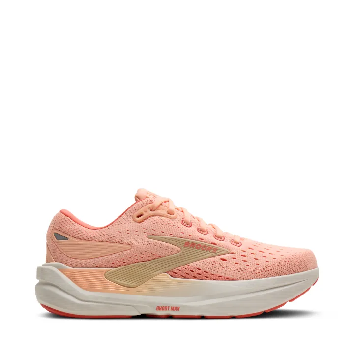 Brooks W Ghost Max 3 1B Peach/Sand/Coconut sold by Bayside Shoe Warehouse