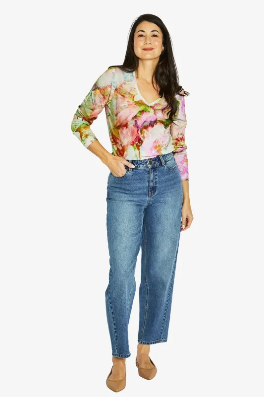 Jump Flower Bomb L/S Tee Multi made by Jump