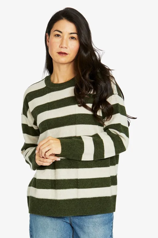 Jump Pkt Stripe Pullover made by Jump