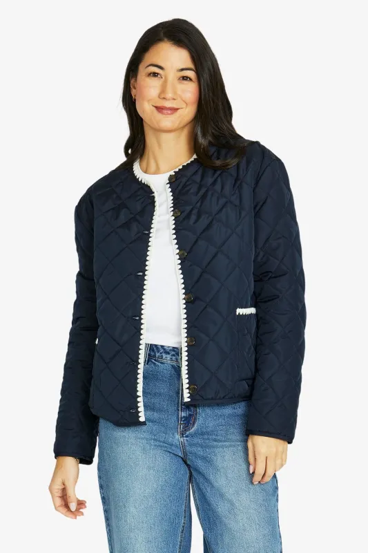 Jump Blanket Stitch Puffer made by Jump