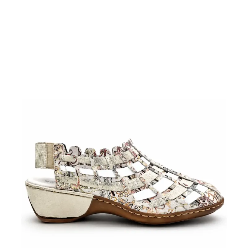 Rieker 47156-92 White Multi made by Rieker
