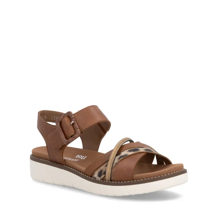 Remonte D2043-24 Brown Combination sold by Bayside Shoe Warehouse product image thumbnail 3
