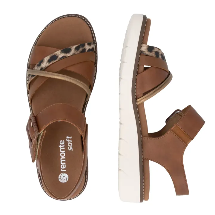 Remonte D2043-24 Brown Combination sold by Bayside Shoe Warehouse product image thumbnail 5