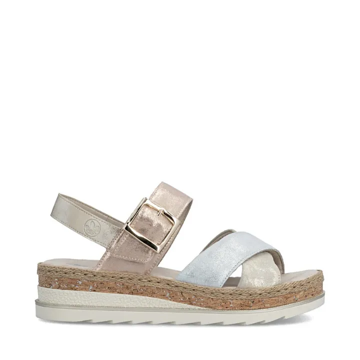 Rieker V7951-90 Metallic sold by Bayside Shoe Warehouse