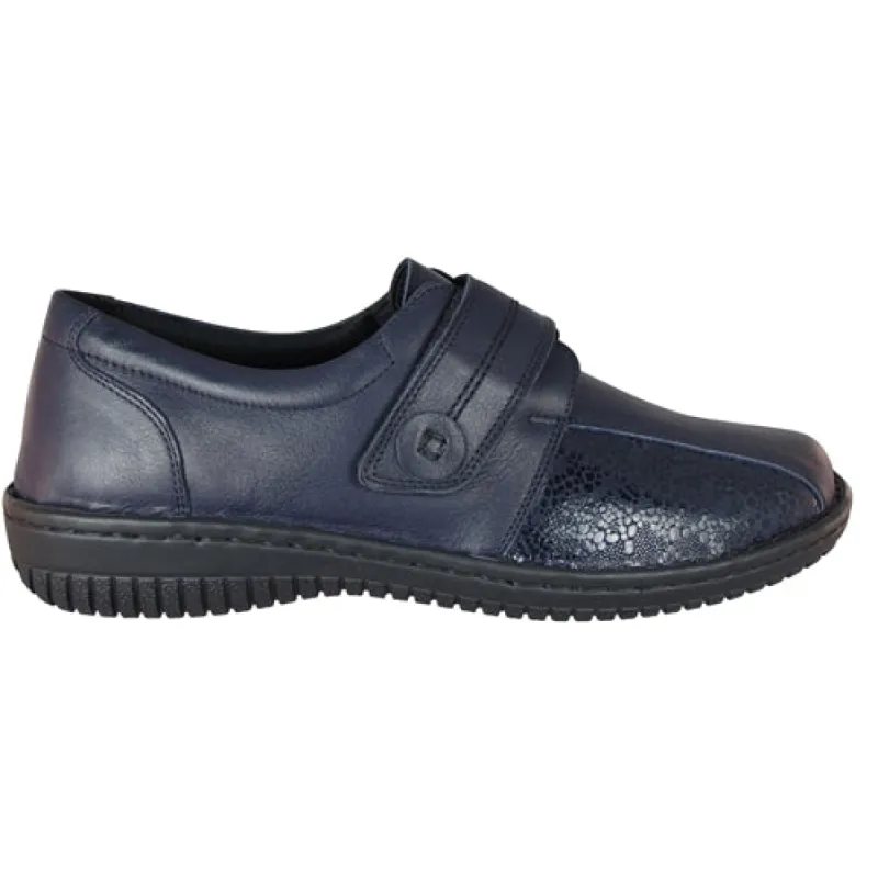 Cabello Cp345-32 Navy Velcro Shoes sold by Bayside Shoe Warehouse