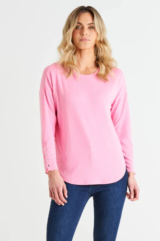 Betty Basics Malika Ribbed Long Sleeve Tee sold by Bayside Shoe Warehouse