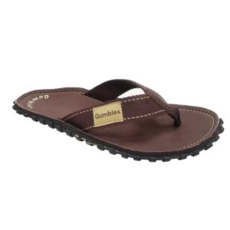 Gumbies Miler 1000 Thongs Brown sold by Bayside Shoe Warehouse