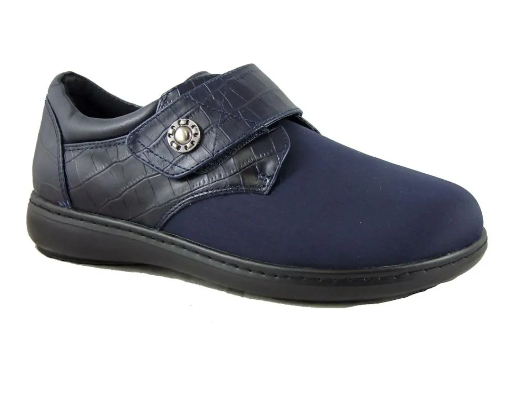 Via Nova Annabel Navy sold by Bayside Shoe Warehouse