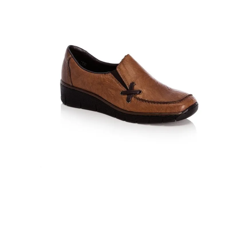 Rieker 53783-22 Brown(Taupe) sold by Bayside Shoe Warehouse
