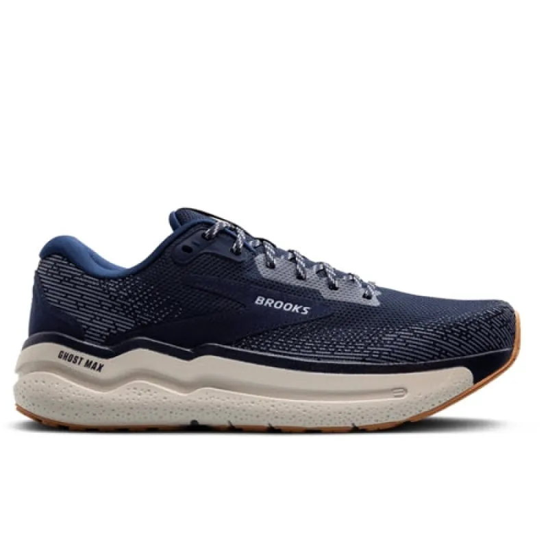 Brooks M Ghost Max 2 D Width Peacoat/stone/biscuit sold by Bayside Shoe Warehouse