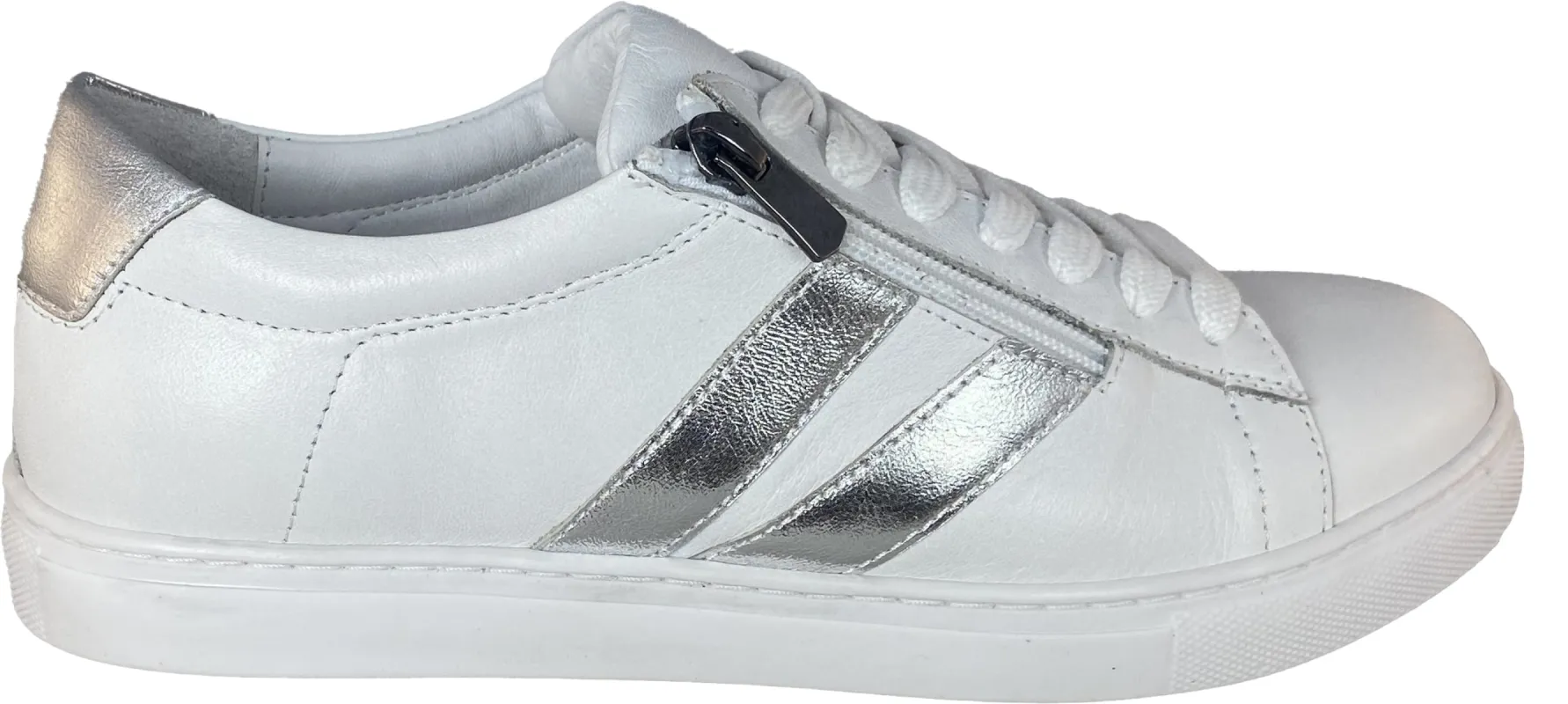 Cabello Ultimate White Silver Womens Shoes sold by Bayside Shoe Warehouse