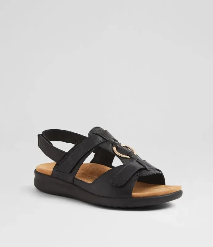 Ziera Brisa Xw Black-black Sole Leather sold by Bayside Shoe Warehouse