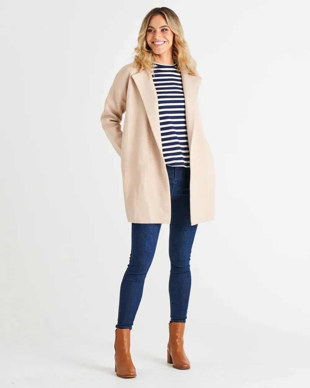 Betty Basics Bristol Coatigan Natural sold by Bayside Shoe Warehouse product image thumbnail 4