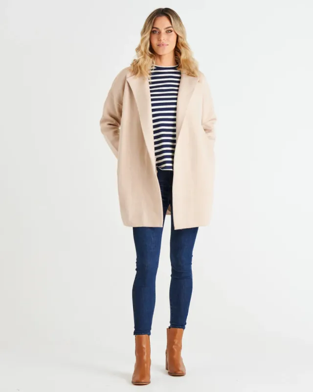 Betty Basics Bristol Coatigan Natural sold by Bayside Shoe Warehouse