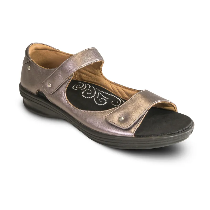 Revere Madrid Closed Heel Sandal - Black sold by Bayside Shoe Warehouse