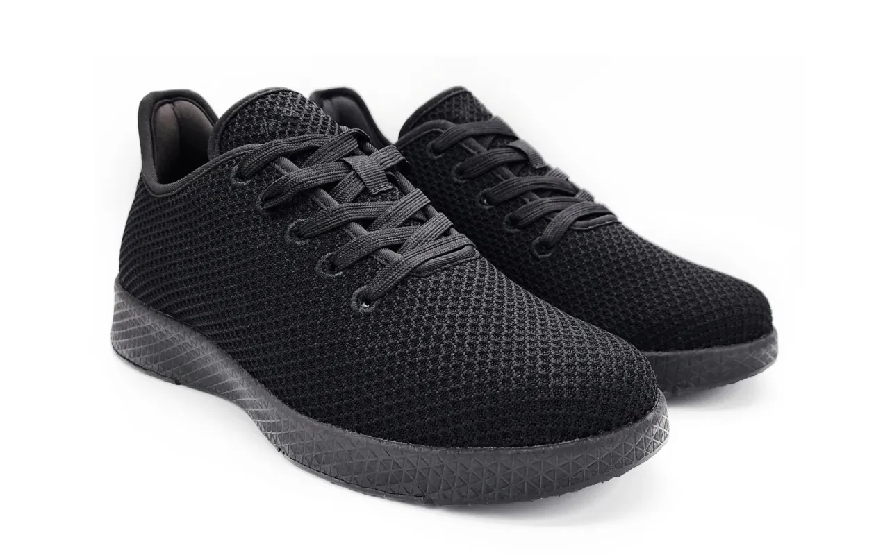 Axign River V2 Lightweight Casual Orthotic Shoe Full Black sold by Bayside Shoe Warehouse