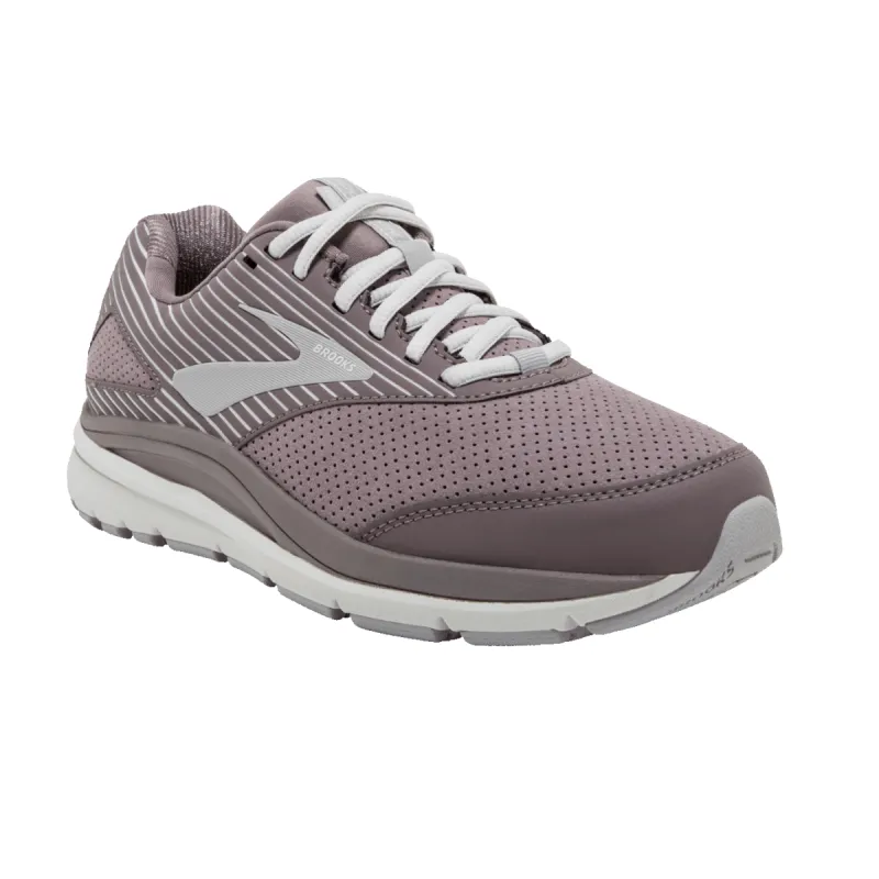Brooks W Addiction Walker Suede B Black/alloy/oyster Width sold by Bayside Shoe Warehouse