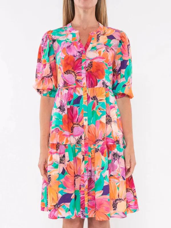Jump Paradise Floral Poplin Dress sold by Bayside Shoe Warehouse