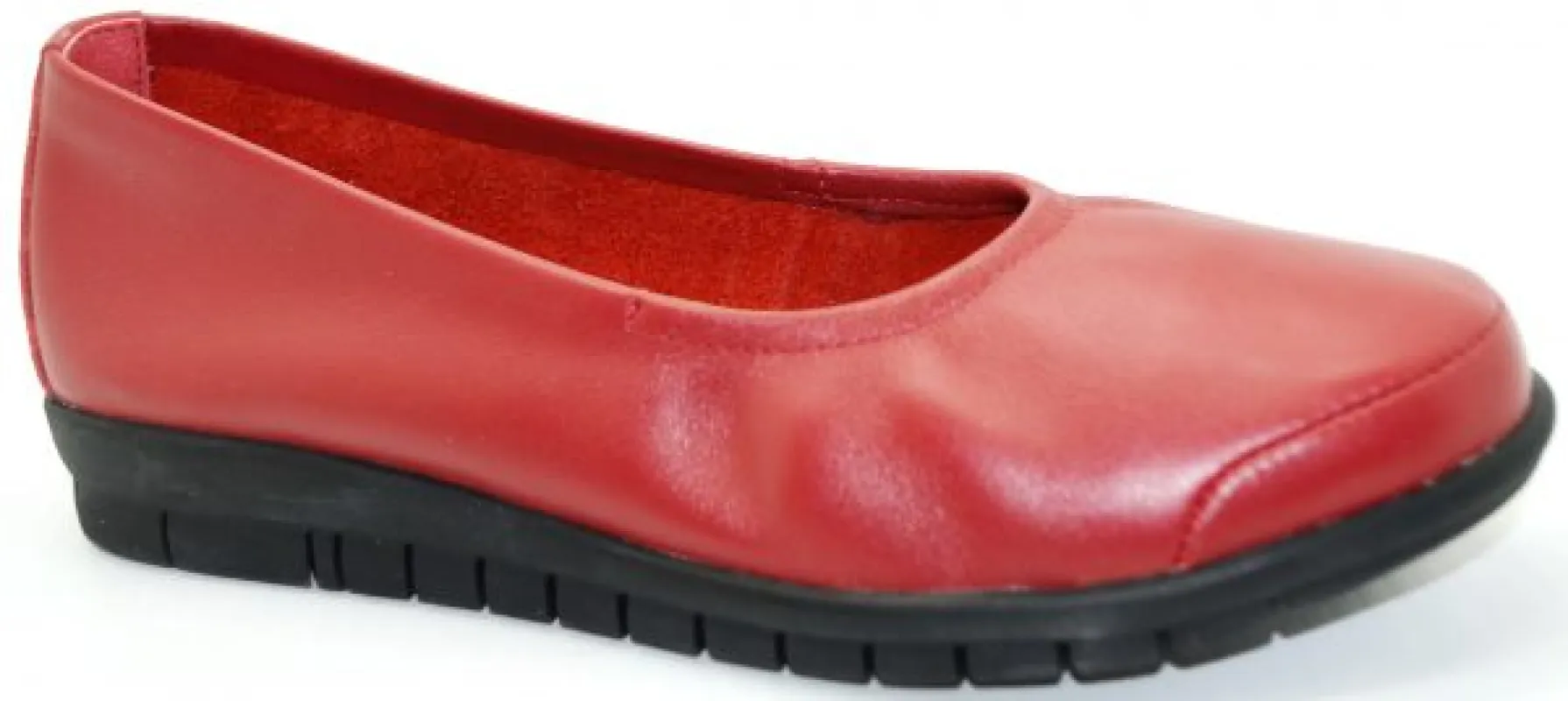 Jemma Sandra Red Ladies Leather Shoes sold by Bayside Shoe Warehouse