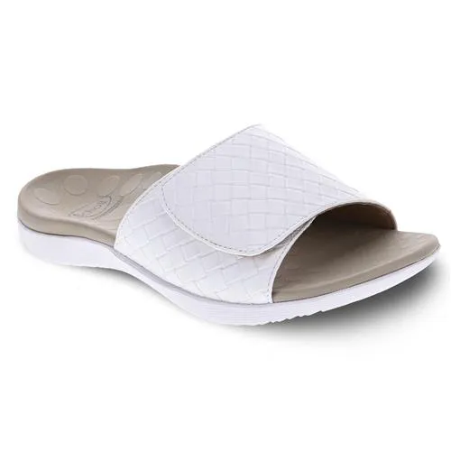 Scholl Samos Ii White Thatch sold by Bayside Shoe Warehouse