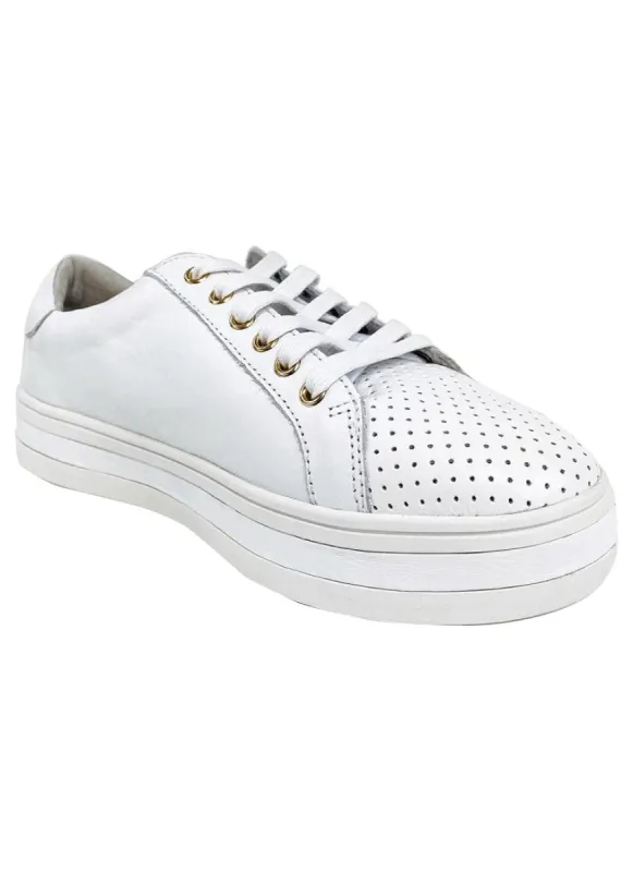 Alfie And Evie Paradise W23 / White sold by Bayside Shoe Warehouse