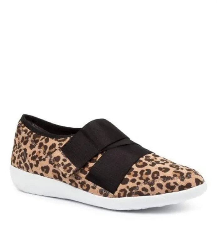 Ziera Urban FF-ZR Black leapard Neoprene sold by Bayside Shoe Warehouse