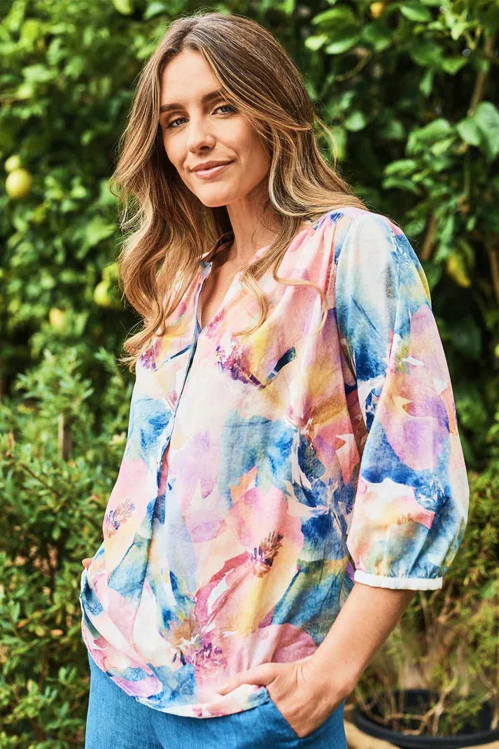 Jump Watercolour Bloom Top sold by Bayside Shoe Warehouse