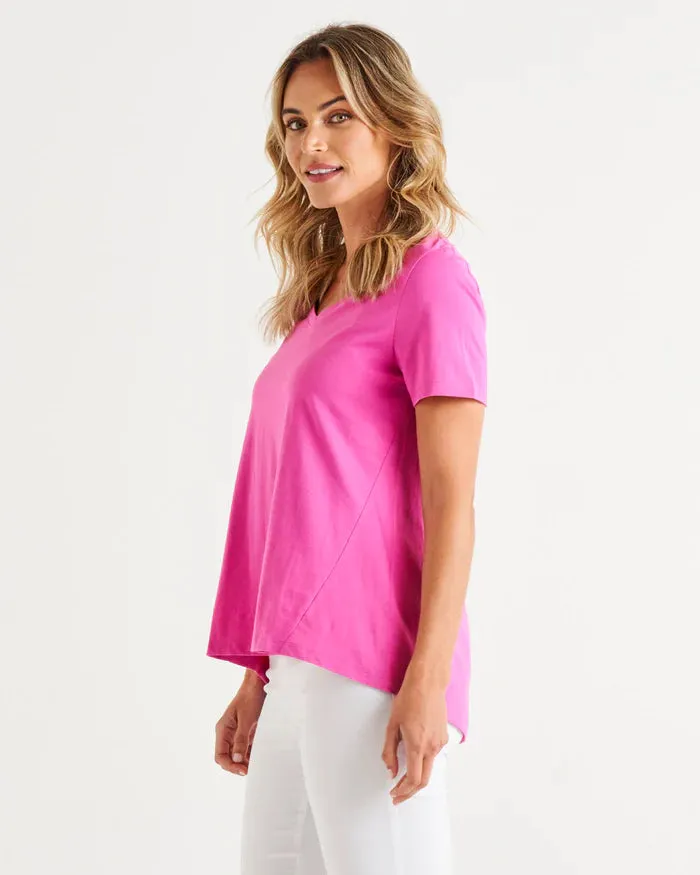 Betty Basics Luella Tee Azalea sold by Bayside Shoe Warehouse product image thumbnail 5