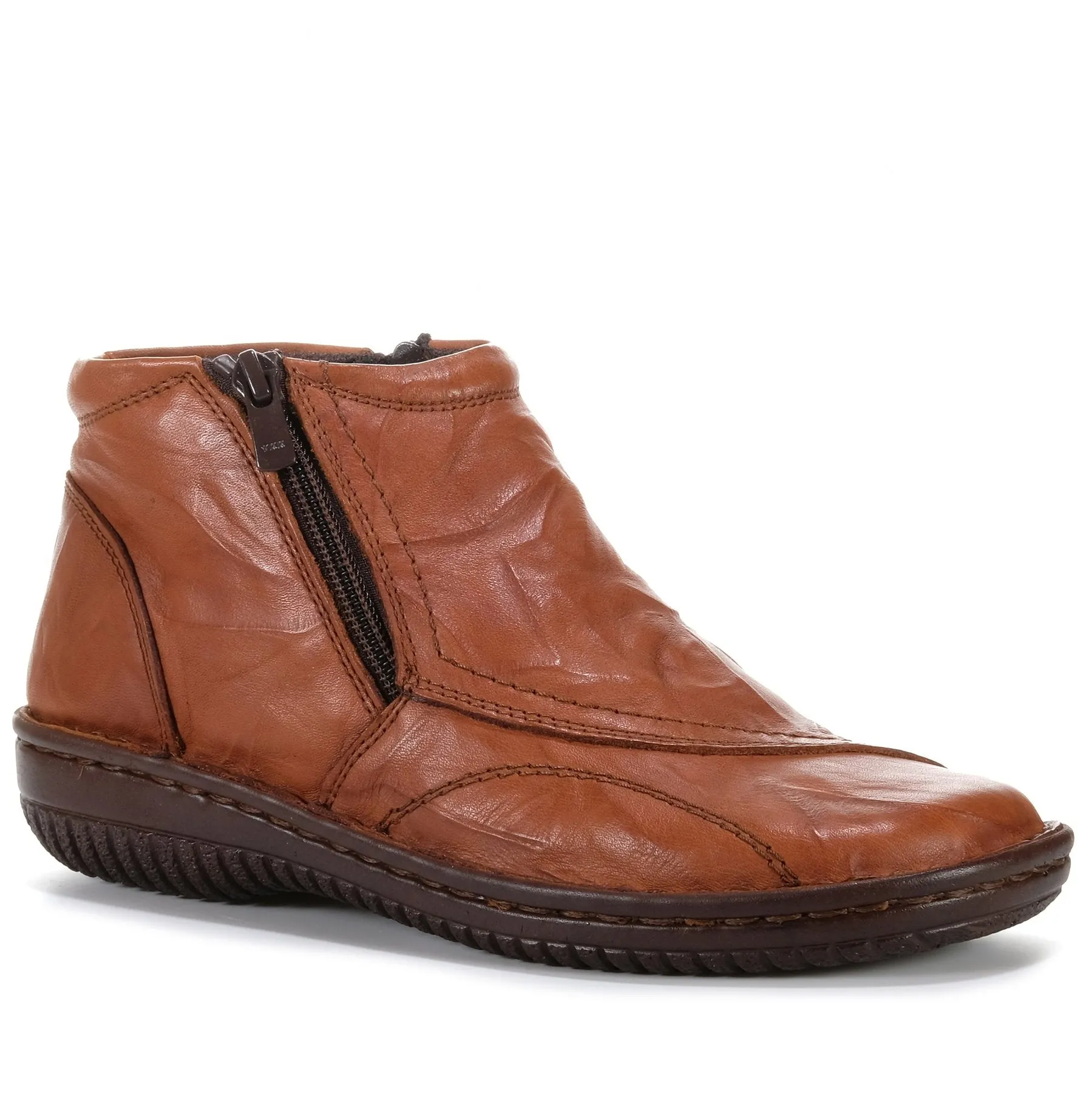 Cabello Comfort 5250-27 Tan Crinkle sold by Bayside Shoe Warehouse