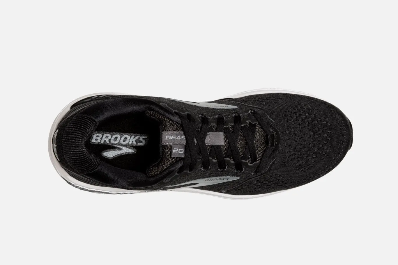 Brooks Beast 20 Extra Wide 20 4e Black/ebony/grey Width sold by Bayside Shoe Warehouse product image thumbnail 2