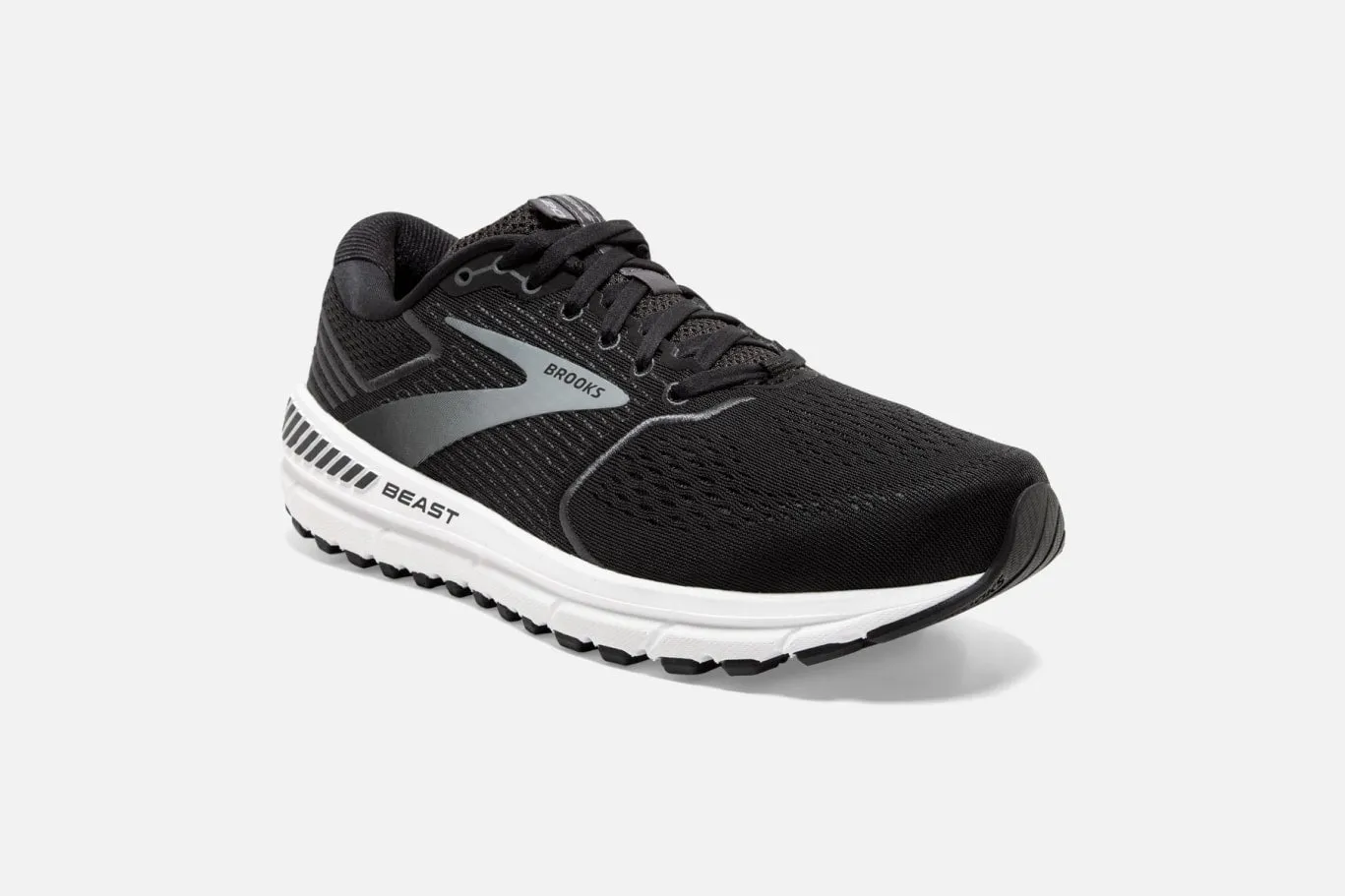 Brooks Beast 20 Extra Wide 20 4e Black/ebony/grey Width sold by Bayside Shoe Warehouse