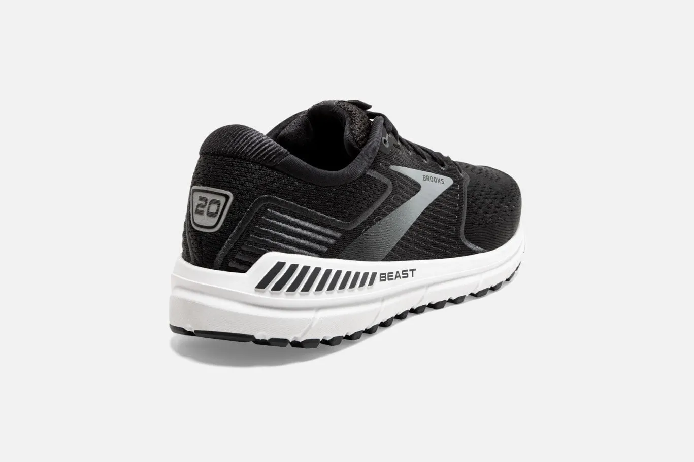 Brooks Beast 20 Extra Wide 20 4e Black/ebony/grey Width sold by Bayside Shoe Warehouse product image thumbnail 4