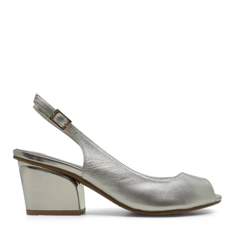 Katie N Me Barb Pewter Metallic sold by Bayside Shoe Warehouse