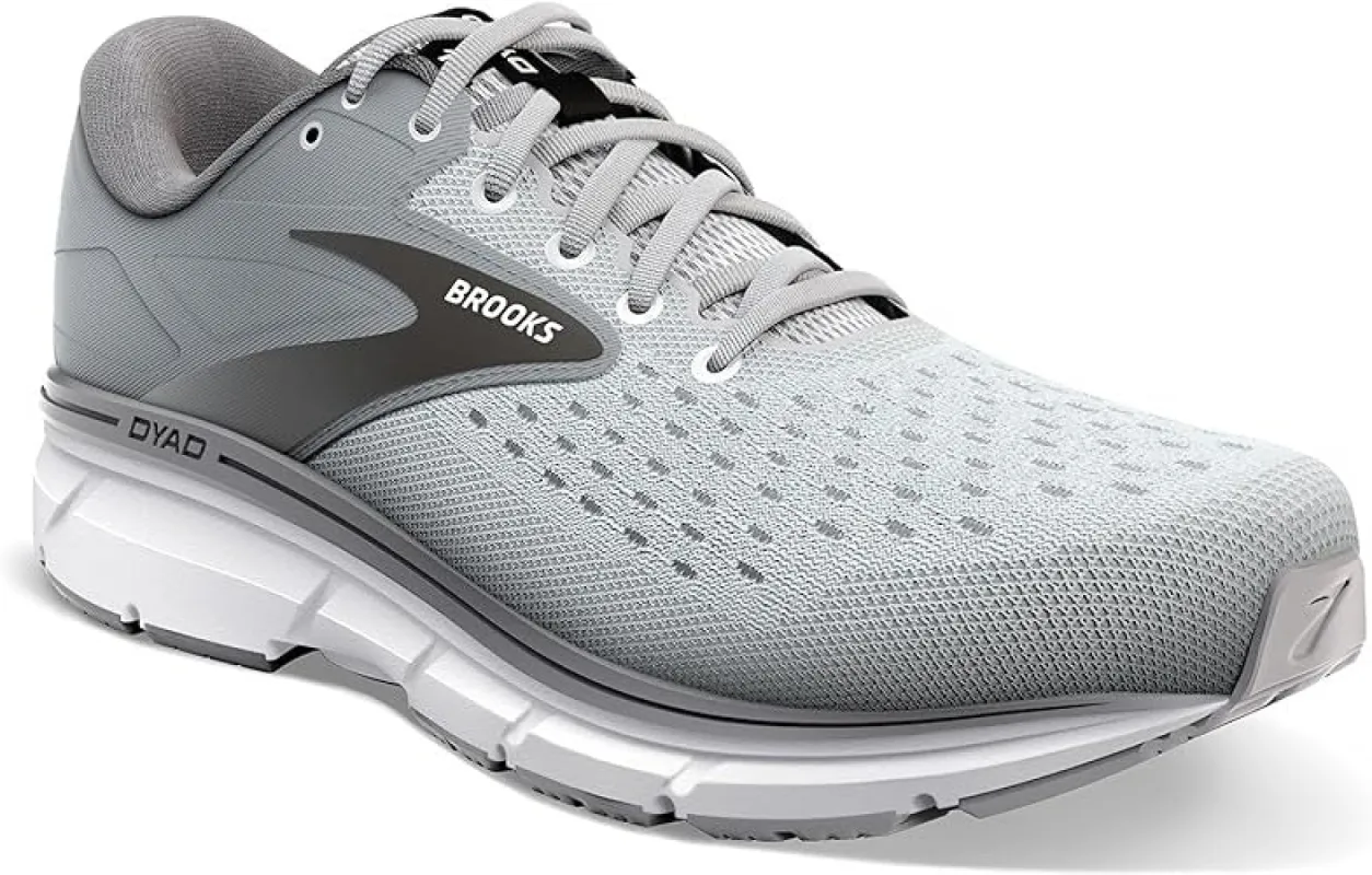 Brooks M Dyad 11 2e Neutral Grey/black/white Width sold by Bayside Shoe Warehouse