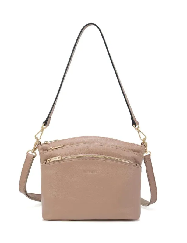 Serenade Grace Leather Crossbody Bag Macchiato sold by Bayside Shoe Warehouse