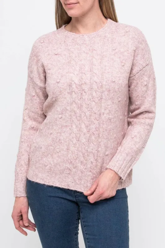 Jump Bobble Cable Pullover sold by Bayside Shoe Warehouse