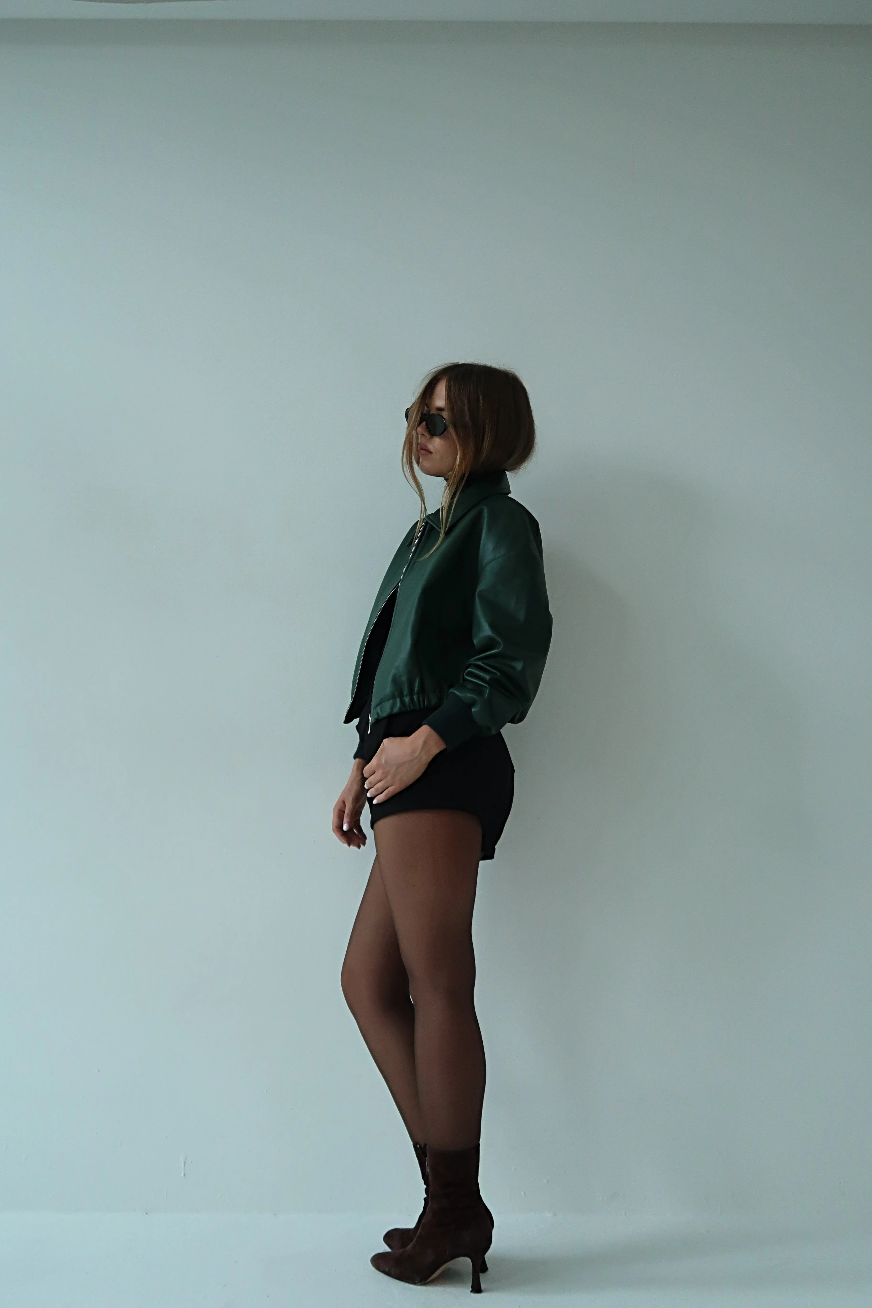 Freya Cropped Bomber sold by Niamae product image thumbnail 4