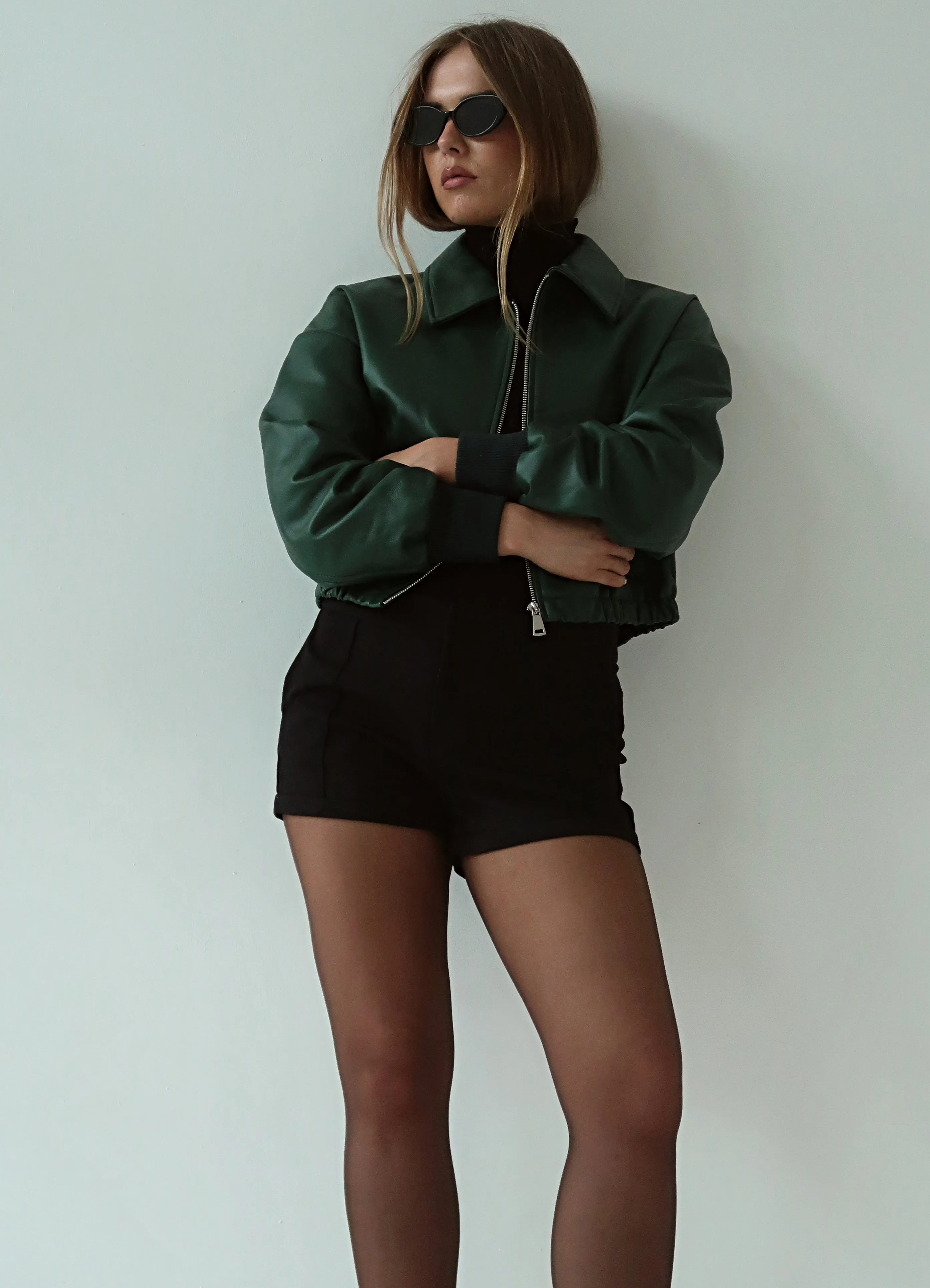 Freya Cropped Bomber sold by Niamae product image thumbnail 2