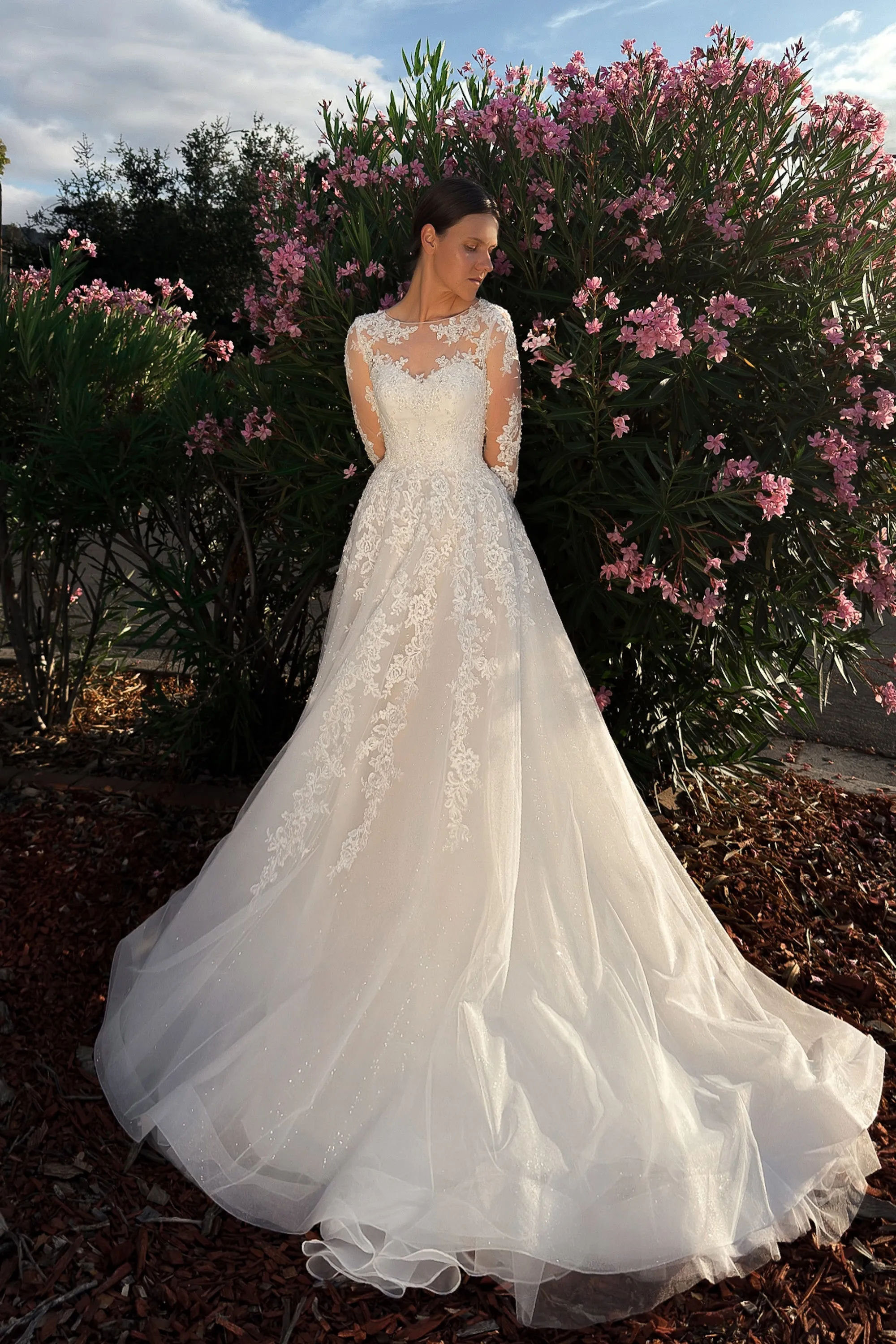 Lace A-line Dress Sakura sold by Olivia Bottega product image thumbnail 4