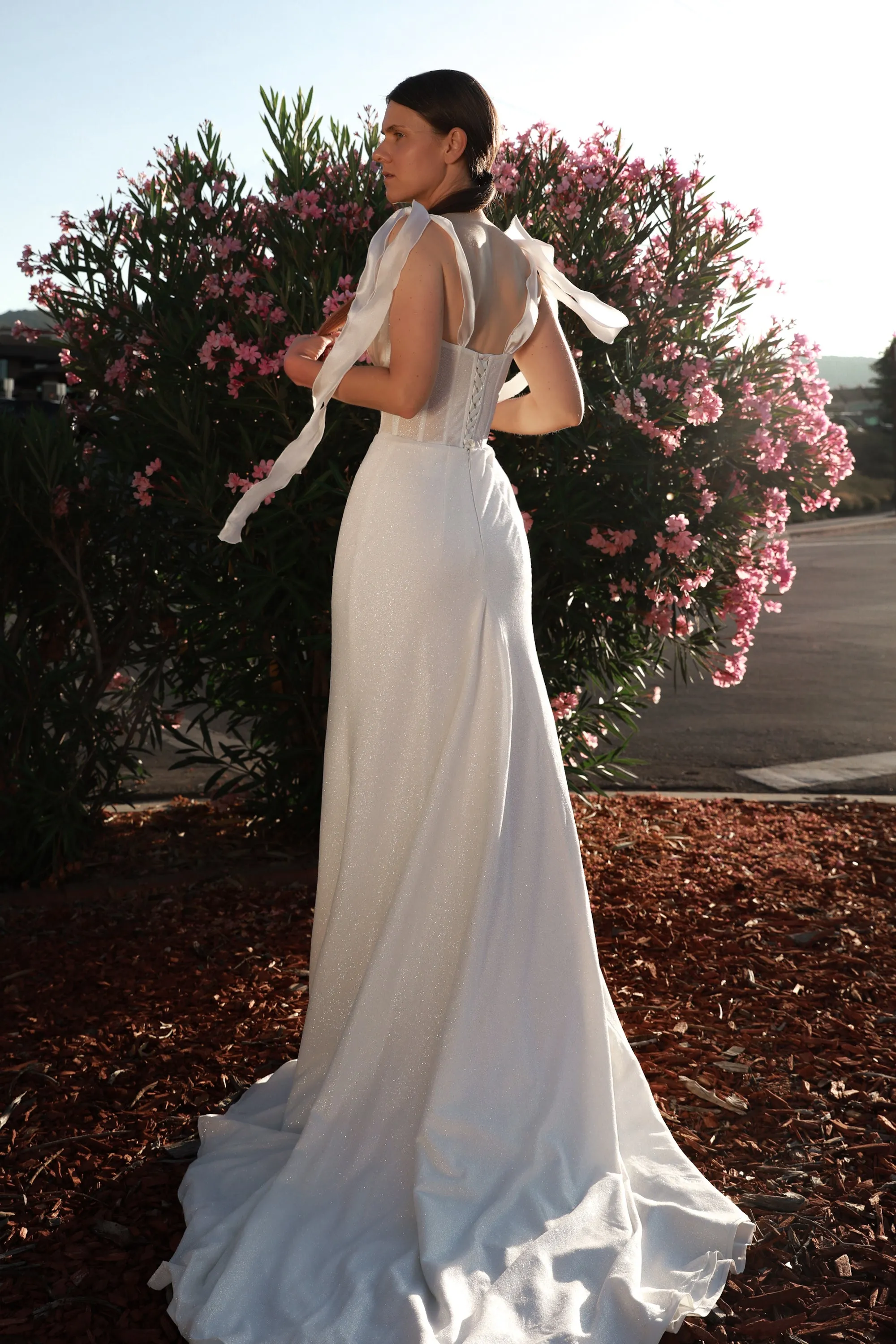 2 in 1 Wedding Dress Maybel with Overskirt sold by Olivia Bottega product image thumbnail 5